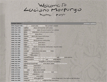 Tablet Screenshot of lucianomorpurgo.com